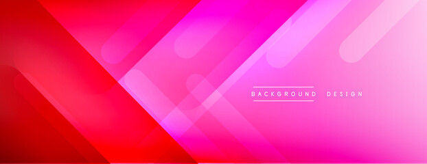 Dynamic lines abstract background. 3D shadow effects and fluid gradients. Modern overlapping forms