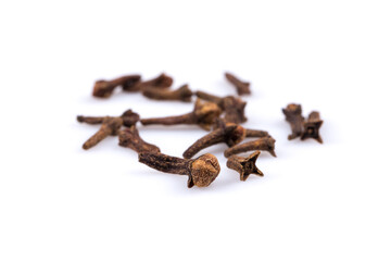 Cloves isolated on white background