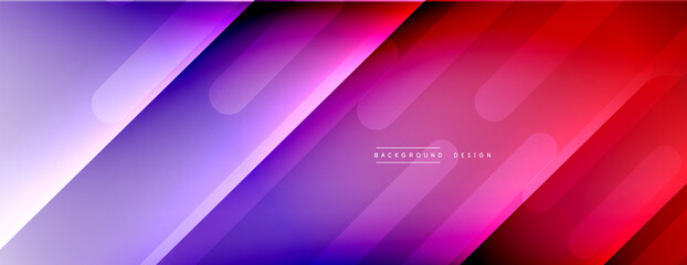 Dynamic lines abstract background. 3D shadow effects and fluid gradients. Modern overlapping forms
