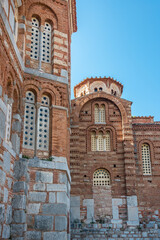 Views and Impressions of Hosios Loukas monastery. Hosios Loukas (Greek: Ὅσιος Λουκᾶς) is a historic walled monastery situated near the town of Distomo, in Boeotia, Greece. 10.08.2019