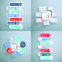 Infographics design vector. Modern infographic design templatet presentation