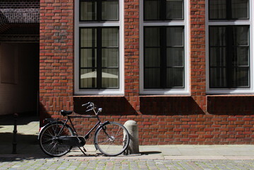 Fototapeta na wymiar Bike in Hamburg