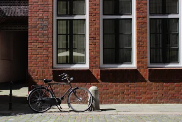 Zelfklevend Fotobehang Bike in Hamburg © Marta