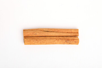 Cinnamon sticks isolated on white background