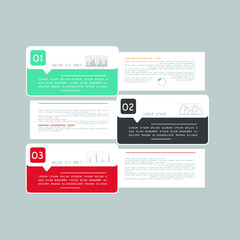 Infographics design vector. Modern infographic design templatet presentation