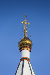 Fototapeta na wymiar Old church In the city of Irkutsk Russia