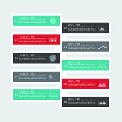 Infographics design vector. Modern infographic design templatet presentation