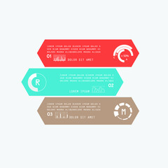 Infographics design vector. Modern infographic design templatet presentation