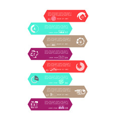 Infographics design vector. Modern infographic design templatet presentation