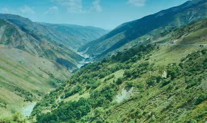 Fototapeta premium Mountain road