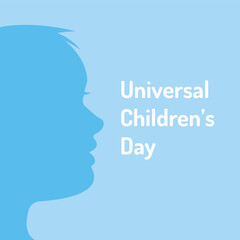 Universal Children's Day greeting card