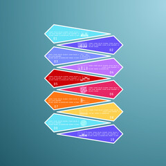 Infographics design vector. Modern infographic design templatet presentation