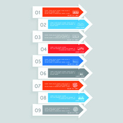 Infographics design vector. Modern infographic design templatet presentation