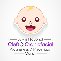 National Cleft and Craniofacial awareness and prevention month is observed every year in July, they birth defects that occur when a baby’s lip or mouth do not form properly during pregnancy.