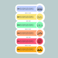 Obraz premium Infographics design vector. Modern infographic design templatet presentation