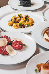 food gourmet dessert michelin star dolce salato pasticceria pastry chef commis cuisine gourmand kitchen italian cuisine patissier plating - Luca Baldereschi