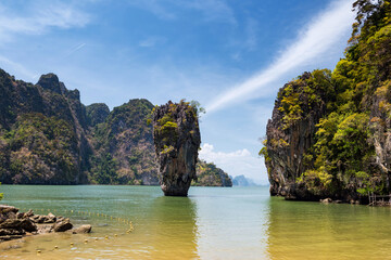 Obraz premium James Bond island in summer at Phang Nga bay