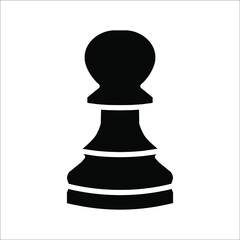 Chess icon Vector Illustration on the white background. color editable eps 10