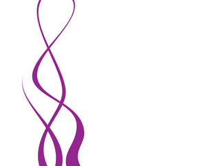 Wavy lines with bright purple gradations