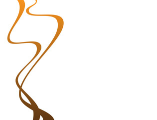 Beautiful looking wavy lines with orange-brown gradations