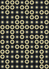 Abstract Geometric Pattern generative computational art illustration