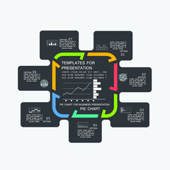 Templates for presentation, charts and graphs
