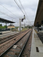 Obraz premium railroad station