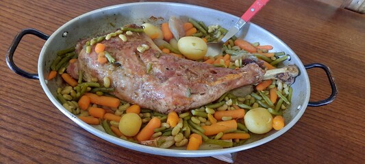 stew with vegetables