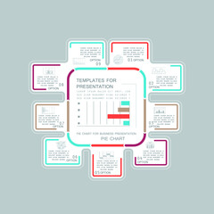 Infographic design template, business concept with steps or processes