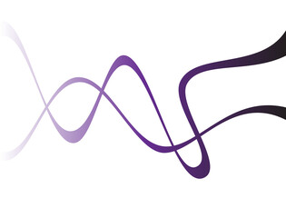 Beautiful looking wavy lines with white blue black gradations