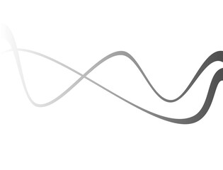 Wavy lines with gradations of white, gray and black