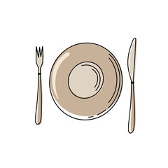 Hand drawn doodle bbq grill isolated on white background utensils. For the design of the menu of cafes and restaurants, showcases related to the theme of grilled dishes. © Katisko