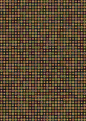 Abstract Geometric Pattern generative computational art illustration