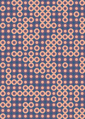 Abstract Geometric Pattern generative computational art illustration