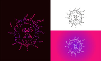 coronavirus, covid-19 vector illustration, pandemic