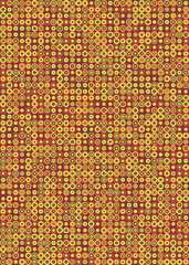 Abstract Geometric Pattern generative computational art illustration