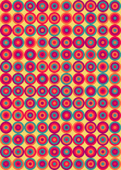 Abstract Geometric Pattern generative computational art illustration