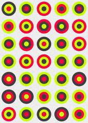 Abstract Geometric Pattern generative computational art illustration