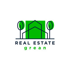 Creative luxury home real estate logo