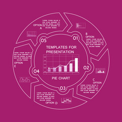 Infographic design template, business concept with steps or processes