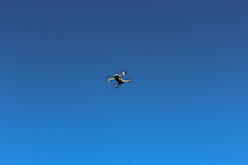 Obraz na płótnie Canvas drone in the sky 