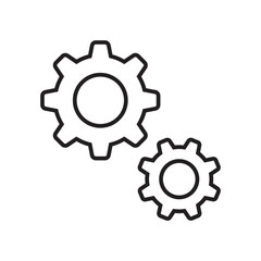 Settings vector icon