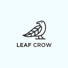 abstract bird logo. child icon