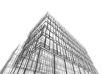 Abstract architectural wallpaper digital background