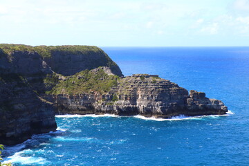 Obraz premium Pointe de la Grande Vigie Guadeloupe Caraïbes Antilles Françaises