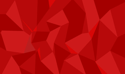 Red tone polygon background.