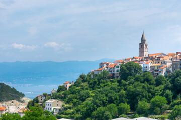 Obraz premium Dorf Vrbnik auf der Insel Krk in Kroatien