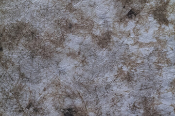 和紙テクスチャー背景(灰色) 雪解けの地面の様な揉染和紙