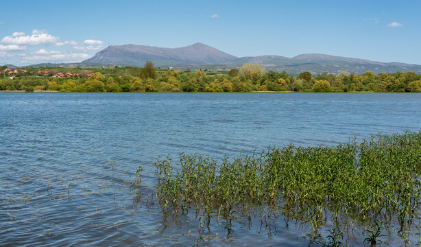 Bovan Lake and mountain Rtanj near Sokobanja in Serbia