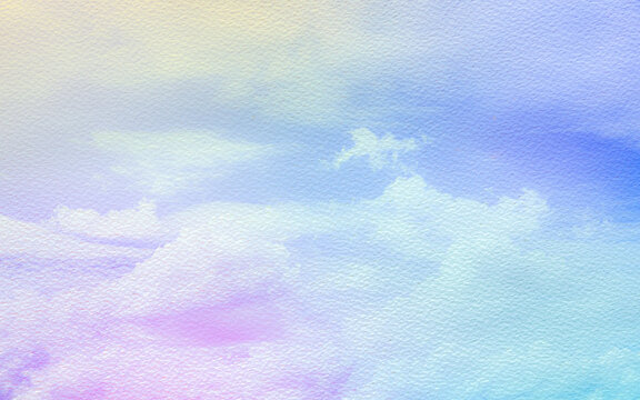 artistic soft cloud and sky with grunge paper texture. Pop art template, texture.grunge abstract pattern. © kaewphoto